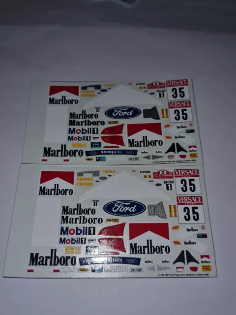 1:43 decal Racing43-ford Focus WRC M......o rally Sanremo 2000