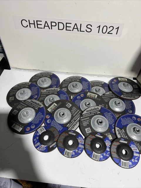 Lot Metabo 655560000 Depressed Center Wheel  7" x 1/4" x 5/8" -11