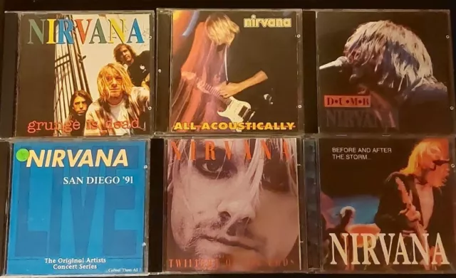 Nirvana 6 Cd Bundle Rare