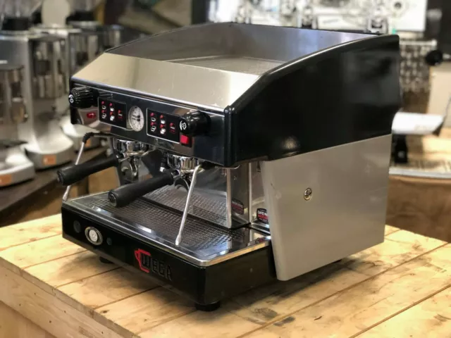 Wega Atlas Compact 2 Groupe Noir Gris Machine À Café Espresso Chariot...