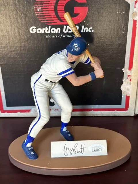 Gartlan George Brett Autograph Signed LTD 1296 figurine Auto JSA original box Gartlan George Brett Autograph Signed LTD 1296 figurine Auto JSA original box