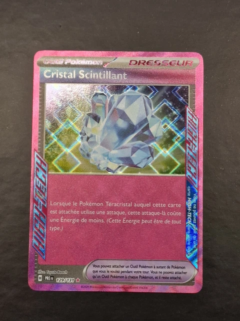 Coffret 10 Cartes Pokémon Françaises - Pyroli Ex Téracristal - Série Écarlate/Violet - Évolutions Prismatiques