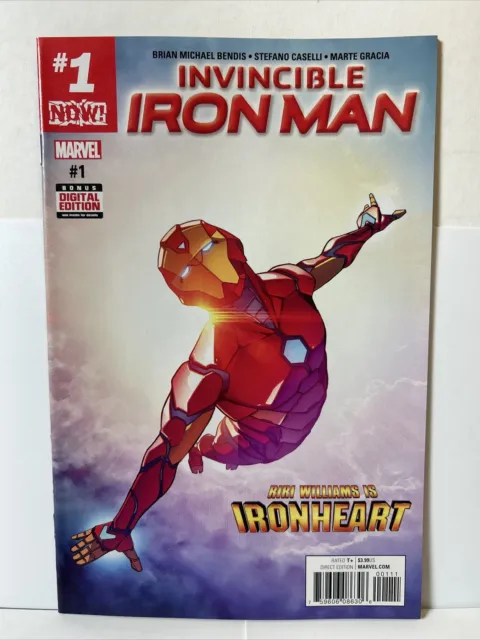 Invincible Iron Man #1 (Marvel 2017) First Riri Williams Ironheart *VF*