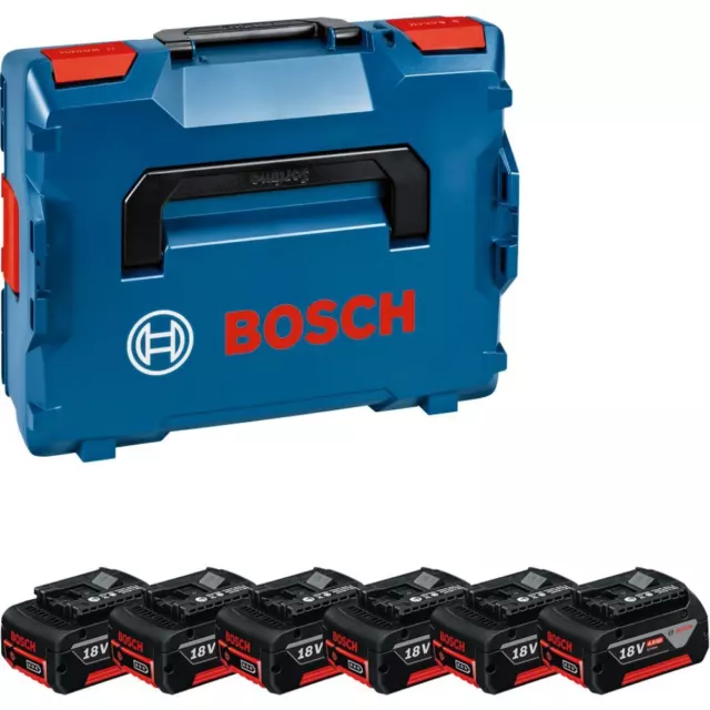 Bosch Akku-Paket 6x GBA 18V 4,0Ah En L-BOXX