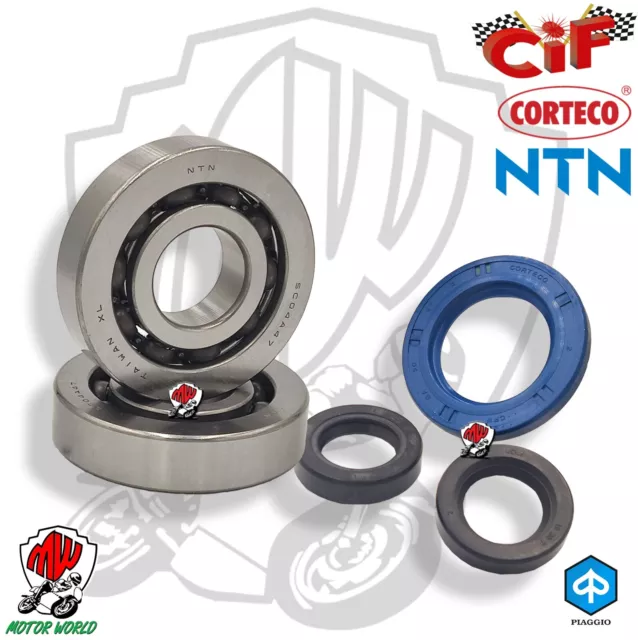 Roulements NTN + Joints D'Huile De Banco Corteco Piaggio NRG MC3 50 2T 2004