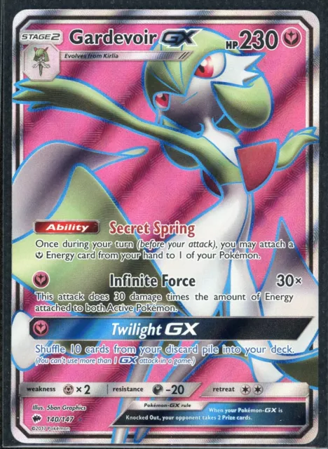  Gardevoir GX - 140/147 - Full Art Ultra Rare : Toys & Games