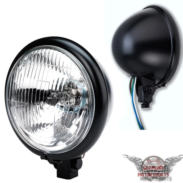 Fari ToXx Nero Old Scool Chopper CafeRacer Harley Custom Universal