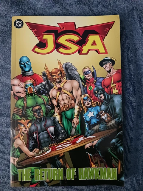 JSA Justice Society 2 TPB Lot, Vol 3 Return of Hawkman, 8 Black Reign, DC Comics