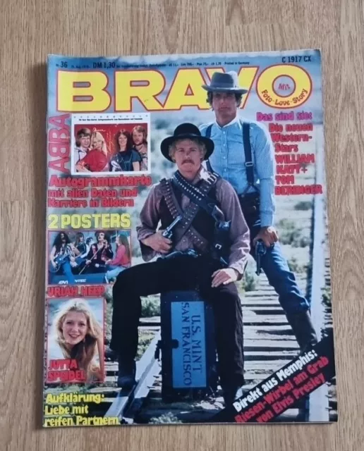 Bravo 36 vom 31.8.1978 Uriah Heep / Kraftwerk / Elvis / BCR / ABBA (D1748)