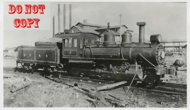 6G377 Rp 1936 Dismal Swamp Railroad Engine #3 Camden Mills Va