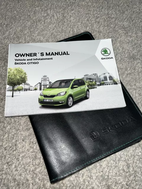 Skoda Citigo (2017 - 2019) Owners Manual - User Guide - Handbook & Wallet (727)