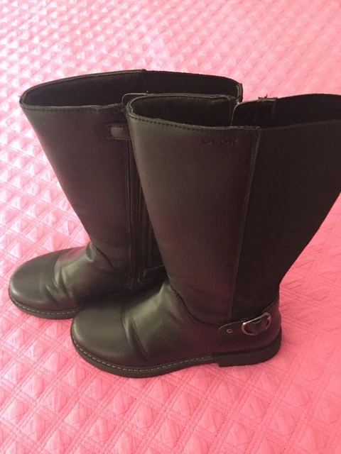 Bottes En Daim Noir Liberto - Taille 39 - Occasion En Très Bon état - Pour Fille