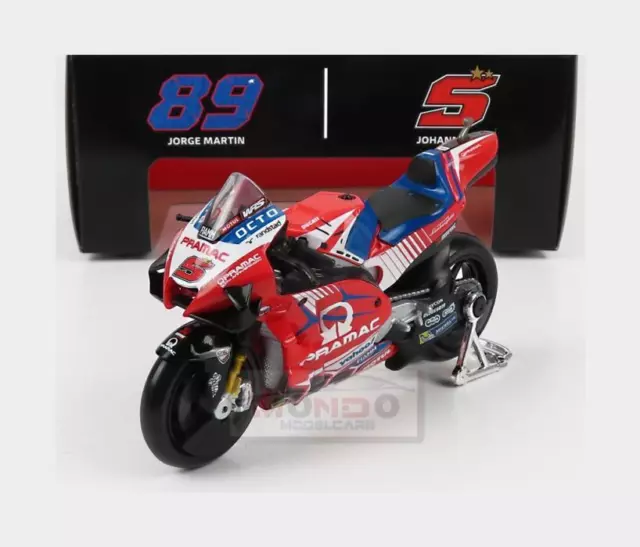 Maquette moto 1/18 Ducati Pramac Racing 2021 - Johann Zarco maisto moto :  , maquette de moto