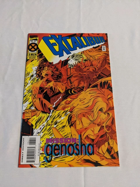 Marvel Comics Excalibur #86 Feb 1995, Marvel 1st Appearance Pete Wisdom W/ Cards