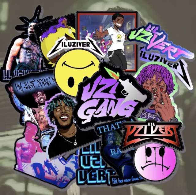 Lil Uzi Vert Ultimate Vinyl Sticker Pack Waterproof 16pcs Glossy