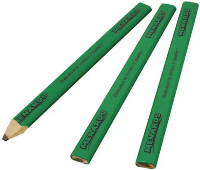 Menards Contractor 24-pack Flat Carpenter Pencils 2