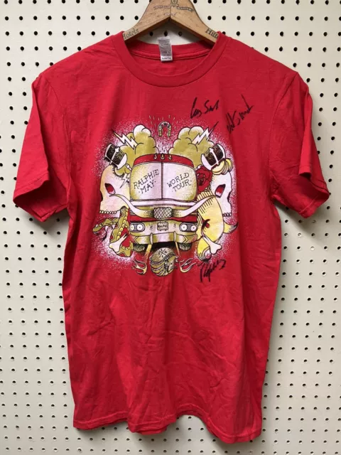 Signed Ralphie May 2014 Filthy Animals Shirt Medium Red Chad Cory Smash Brothers