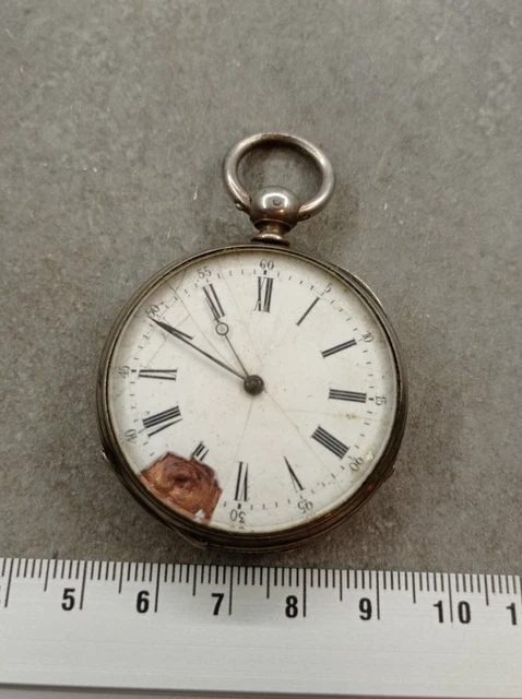 Montre De Poche Ancienne En Argent - Marque Messidor - 17 Rubis - Vintage