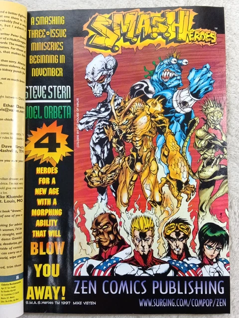 Wizard Comics Magazine Vol 1 No 76 Dec 1997 Avengers Top Cow Marvel Sin City 3