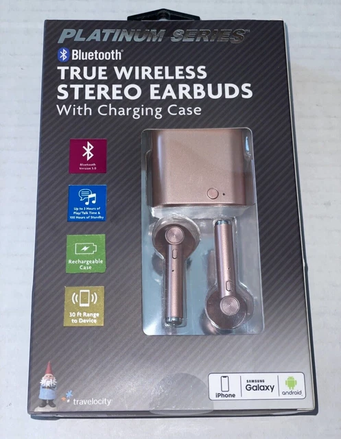 Travelocity true wireless stereo sales earbuds with charging case