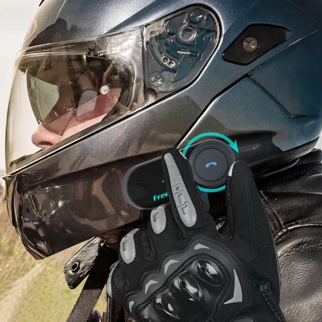 TCOM VB Motorcycle Helmet Intercom Bluetooth Headset Wireless Interphone & Mic 2