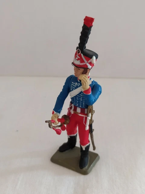 LOT 4 FIGURINES Soldat Plomb Starlux Grenadier à pied de la garde