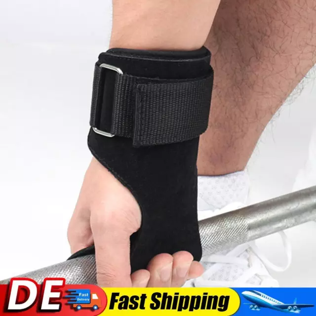 1 Paar Gym Gewichtheberhandschuhe Griffe Gym Fitness Handschutz (Schwarz) Hot