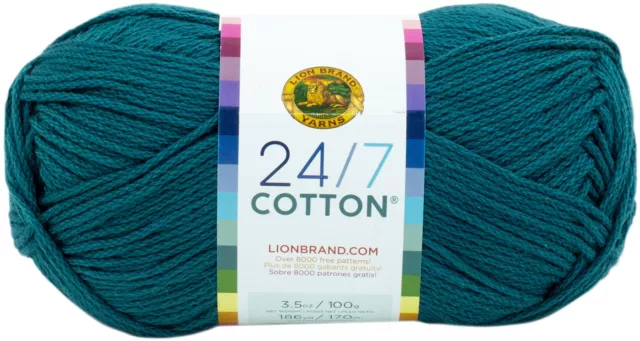 Lion Brand 24/7 Cotton Yarn-Dragonfly 761-177