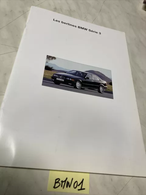 BMW série 3 1993 catalogue brochure prospectus dépliant automobile vintage pub