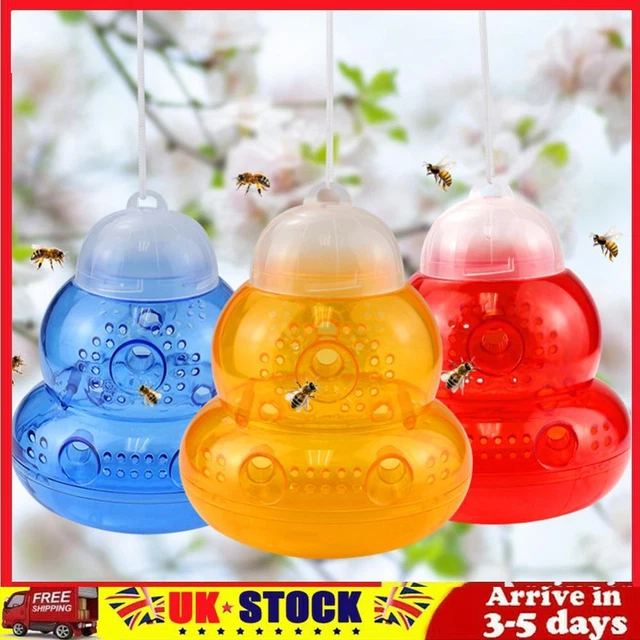 Gourd Shaped Hanging Traps Reusable Bee Insect Trap Non-toxic for Indoor Outdoor