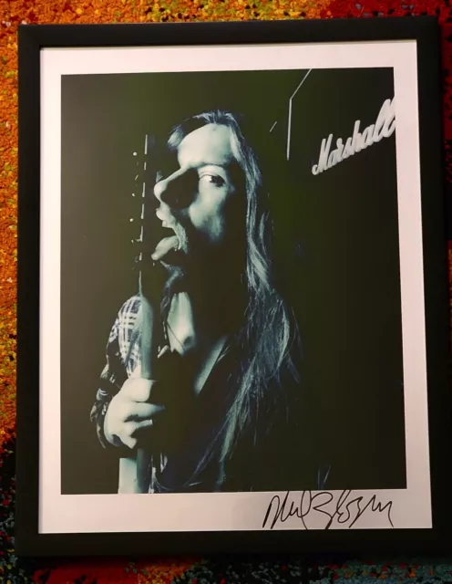 Neil Zlozower Jerry Cantrell Original 11"x14" Print Zlozower Signed & Framed