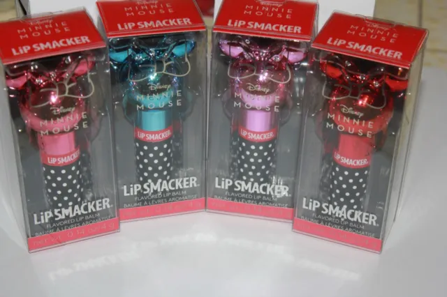 2X Disney Lip smacker Minnie Chrome Mouse signature Flavored Lip Balm PICK YOUR 2
