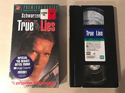TRUE LIES (VHS, 1996) Arnold Schwarzenegger, Jamie Lee Curtis, Tom ...