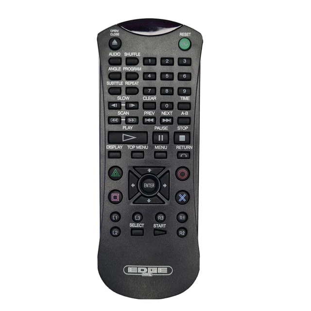 PlayStation 2 PS2 DVD Remote Replacement Edge Lasers Accessory - NEW GA-CA106