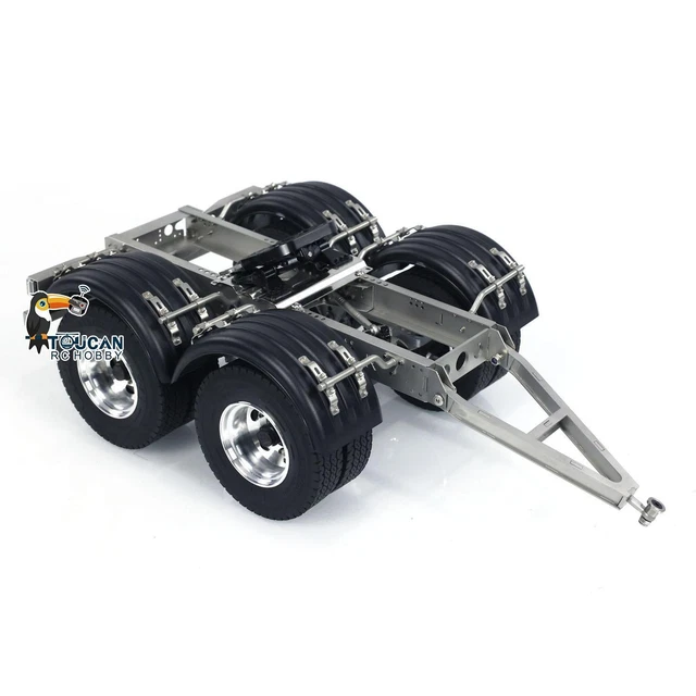Lesu 8x8 Wheel Reduction Differential Axle For 1/14 Tamiya Rc Truck
