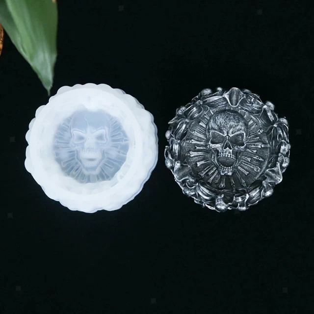 Skull Ashtray   Resin Mould Jewelry Storage Box Craft DIY for Halloween