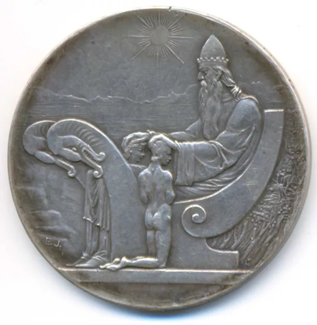 Iceland Medallic 1000 Years Althing Silver 10 Kronur 1930 XF+ SCARCE