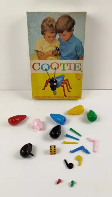 Vintage Cootie Replacement Parts Head Body Antenna Eyes Legs (Choose Your Part)