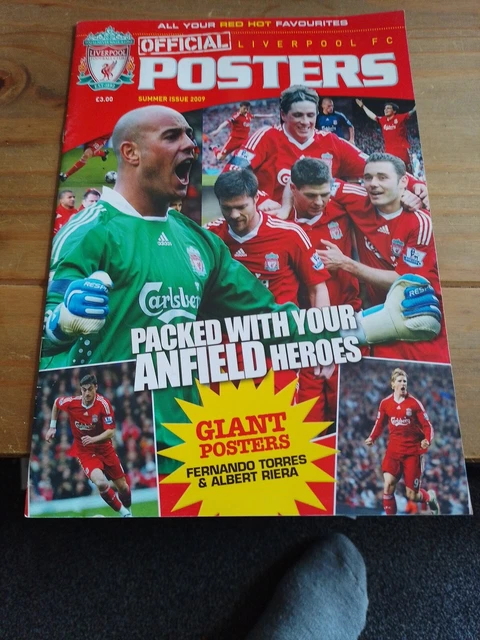 Liverpool One Magazine LIVERPOOL FC OFFICIAL Poster Magazine Summer 2009 Fernando Torres ...