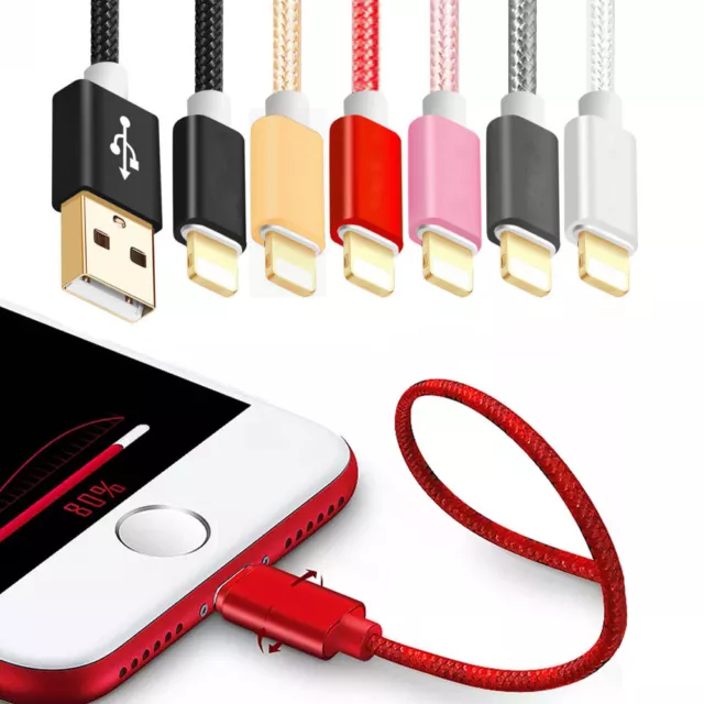 1M 2M 3M USB Données Chargeur Câble de Charge fit pour iPhone/iOS Android Type-C