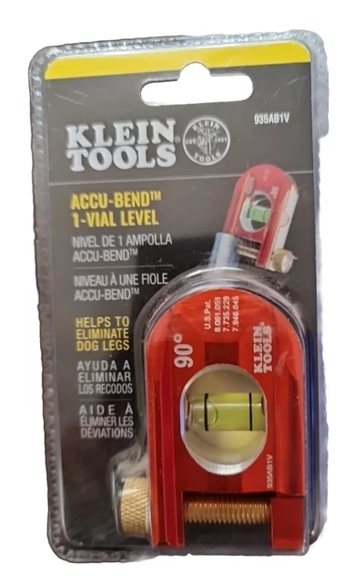 *BRAND NEW* - Klein Tools 935AB1V ACCU-BEND™ Level, 1 Vial NEW (e14-1) FREE SHIP