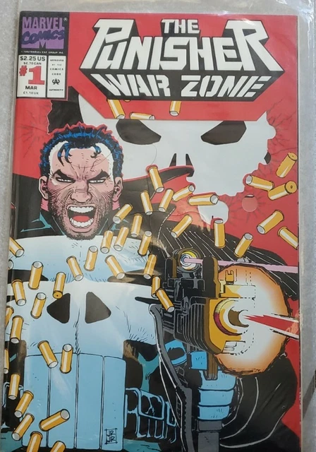The Punisher War Zone #1 Die-Cut 1992 Marvel Comics HIGH GRADE NM