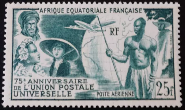 Afrika Äquatorial- Französisch Aef Post Luft Pa N° 54 neuer Stempel Luxus MNH