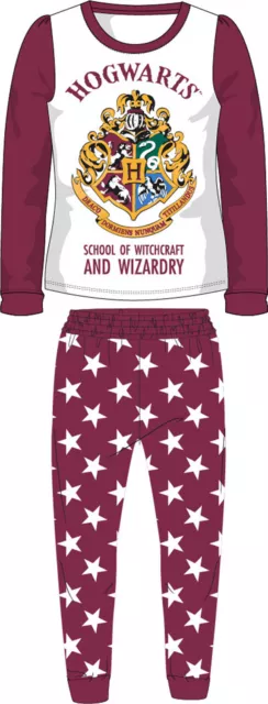 Girls Harry Potter Hogwarts Pyjamas Pjs Boxed Premium Cotton