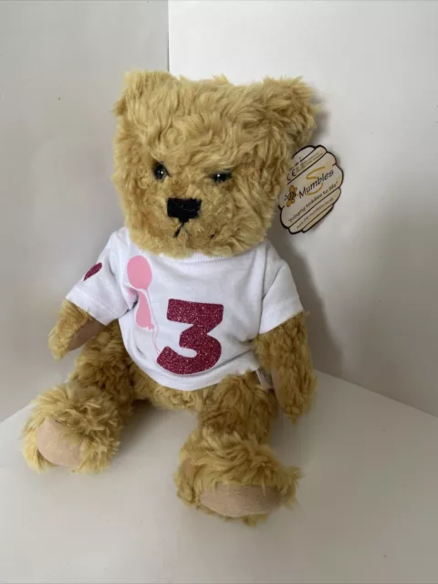 Mumbles Teddy Bear New Baby Toddler Child Bracken Soft Plush Toy Brown