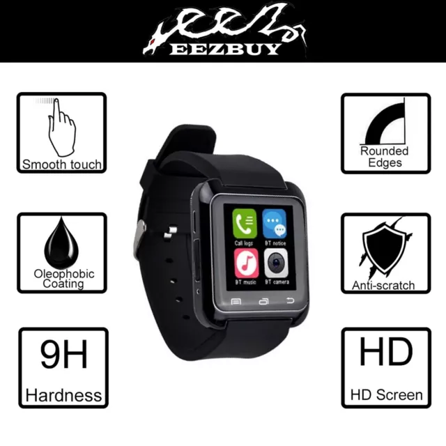 Tempered Glass Screen Protector Saver For U80 Bluetooth Sport Smart Watch