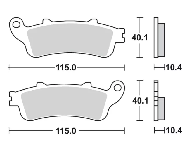 TRW plaquettes de frein MCB840SH