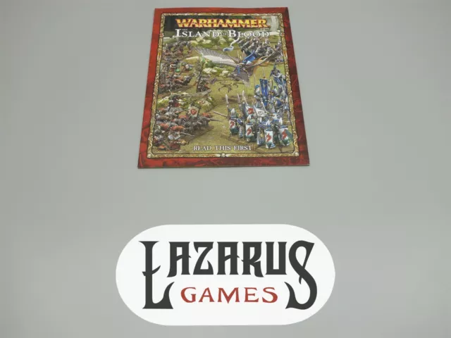 Warhammer Fantasy "Oldhammer" - Island of Blood "Read This First" booklet