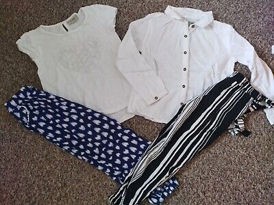 Girls Outfits Bundle Tops And Trousers Next, George, Primark 4-5 Years
