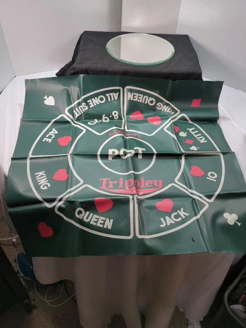 Vintage Table Top Poker Mat